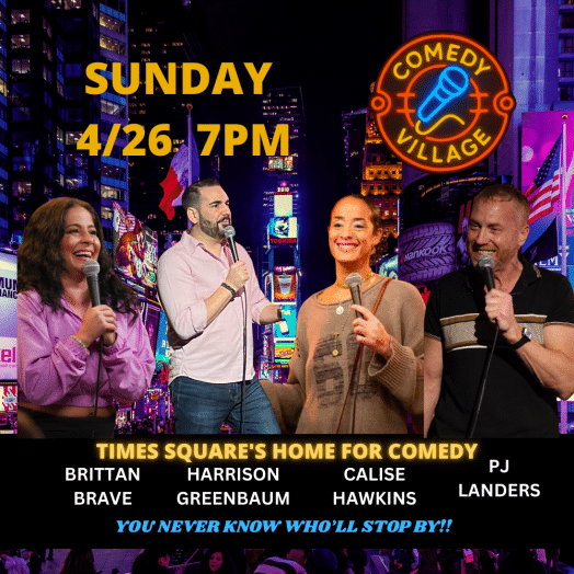 NYC Stand-Up | Sun, April 26th @7 PM