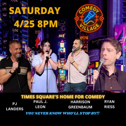 NYC Stand-Up | Sat, April 25th @8 PM