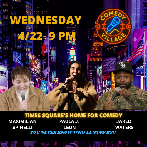 NYC Stand-Up | Wed, April 22nd @9 PM