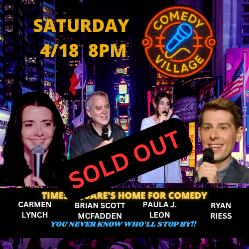 NYC Stand-Up | Sat, April 18th @8 PM
