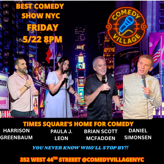 NYC Stand-Up | Fri, May 22nd @8 PM