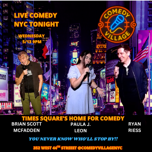 NYC Stand-Up | Wed, May 13th @9 PM