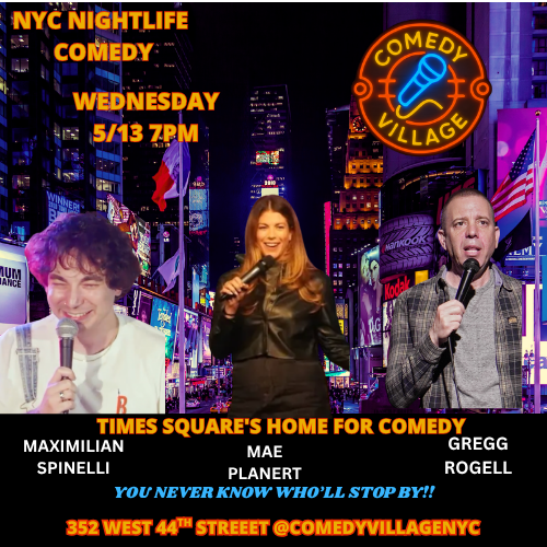 Times Square Comedy | Wed, May 13th @7 PM