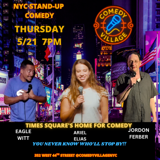 NYC Stand-Up | Thur, May 21st @7 PM