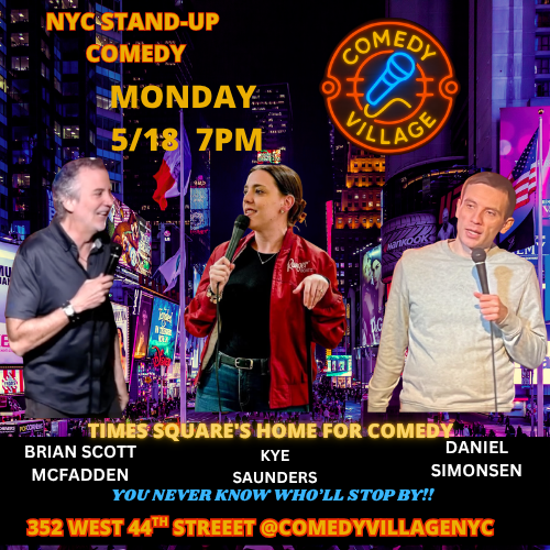 NYC Stand-Up | Mon, May 18th @7 PM
