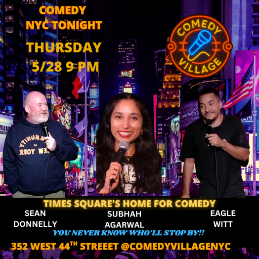 Times Square Comedy | Thur, May 28th @9 PM