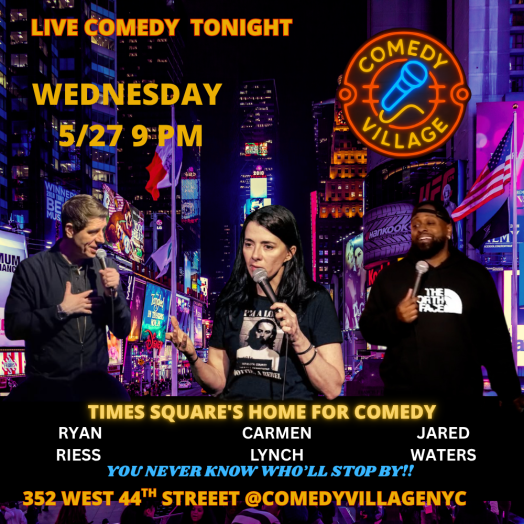 NYC Stand-Up | Wed, May 27th @9 PM