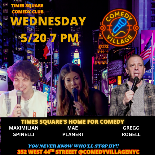 Times Square Comedy | Wed, May 20th @7 PM