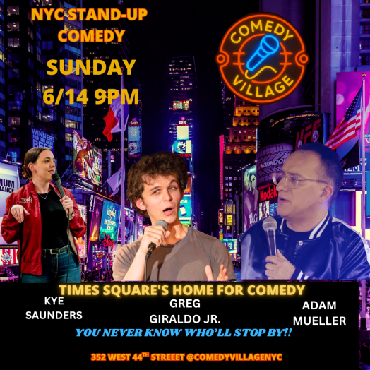 Times Square Comedy | Sun, June 14th @9 PM
