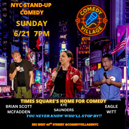 NYC Stand-Up | Sun, June 21st @7 PM