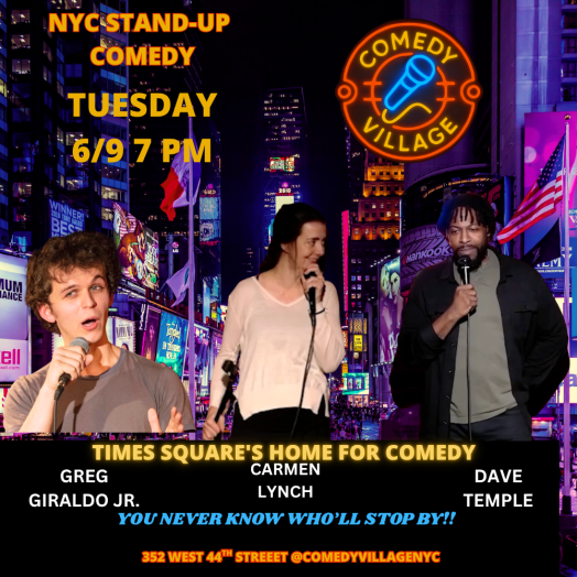 NYC Stand-Up | Tue, June 9th @7 PM