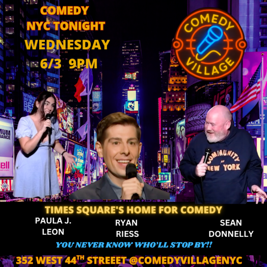 NYC Stand-Up | Wed, June 3rd @9 PM