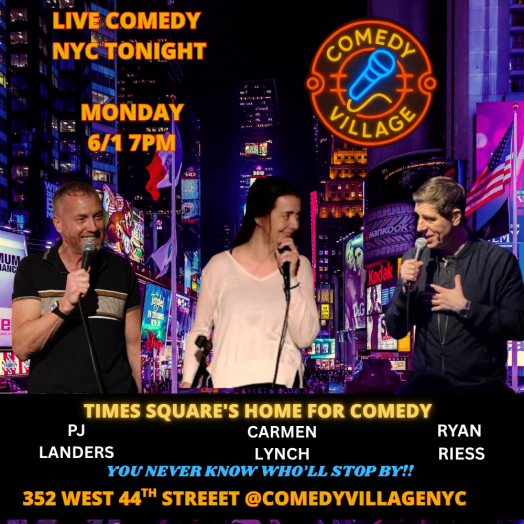NYC Stand-Up | Mon, June 1st @7 PM