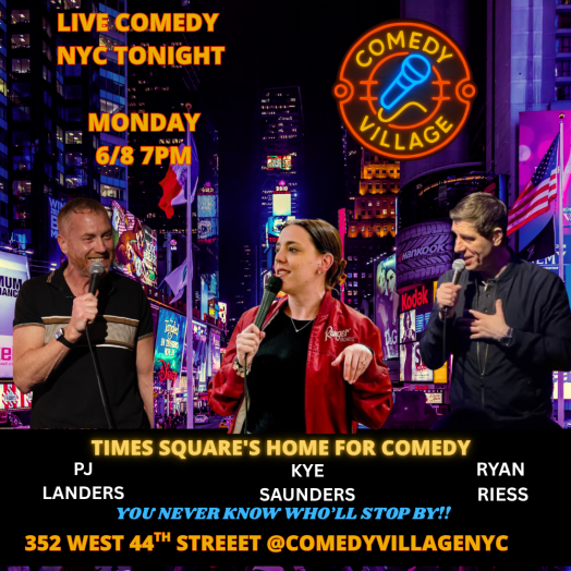 NYC Stand-Up | Mon, June 8th @7 PM
