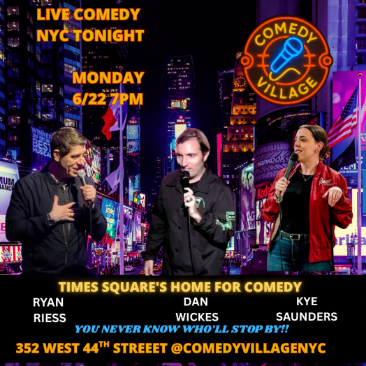 NYC Stand-Up | Mon, June 22nd @7 PM