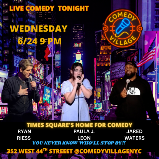 NYC Stand-Up | Wed, June 24th @9 PM
