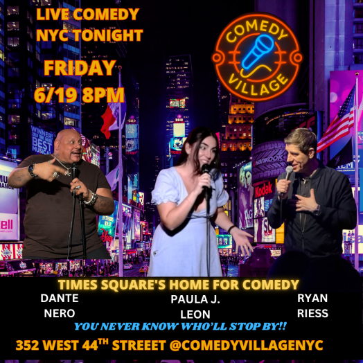 NYC Stand-Up | Fri, June 19th @8 PM