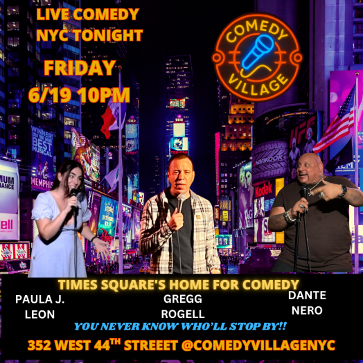 Times Square Comedy | Friday, June 19th @10 PM