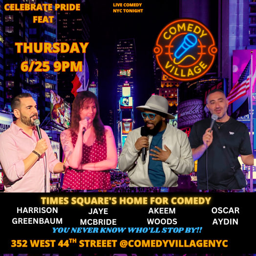 Times Square Comedy | Thur, June 25th @9 PM