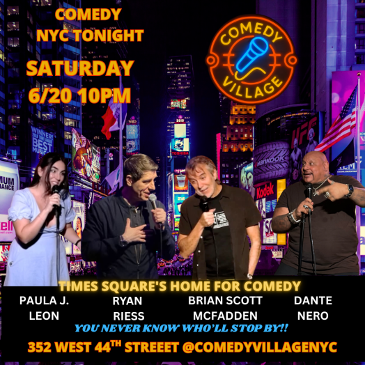 Times Square Comedy | Saturday, June 20th @10 PM