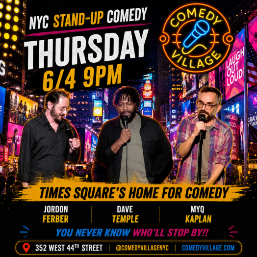 Times Square Comedy | Thur, June 4th @9 PM