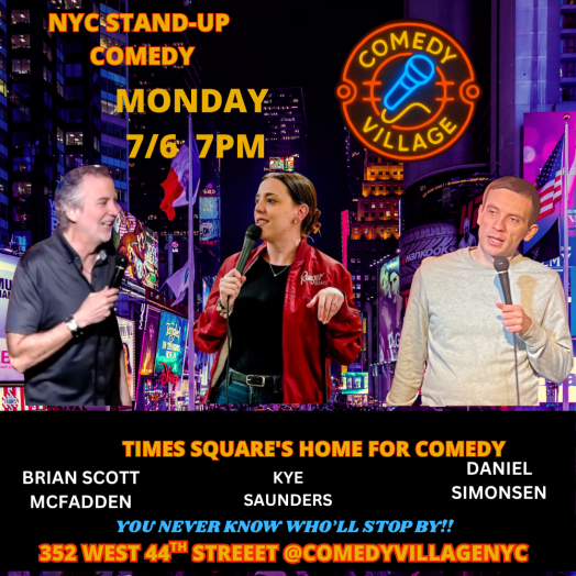 NYC Stand-Up | Mon, July 6th @7 PM