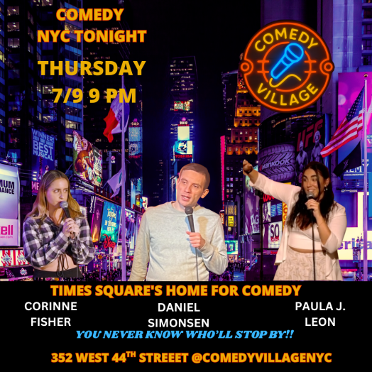 Times Square Comedy | Thur, July 9th @9 PM