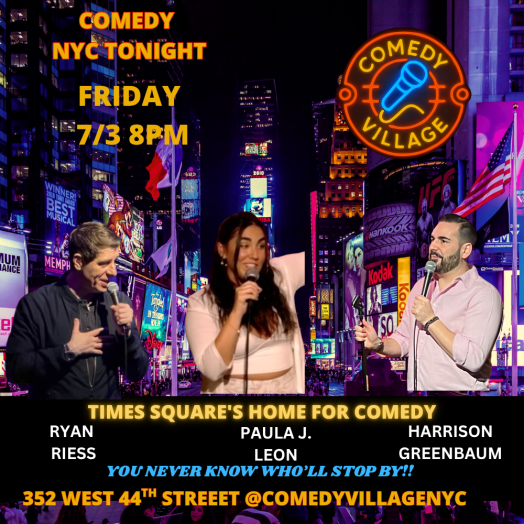 NYC Stand-Up | Fri, July 3rd @8 PM