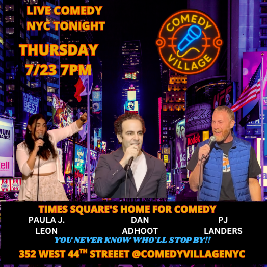 NYC Stand-Up | Thur, July 23rd @7 PM