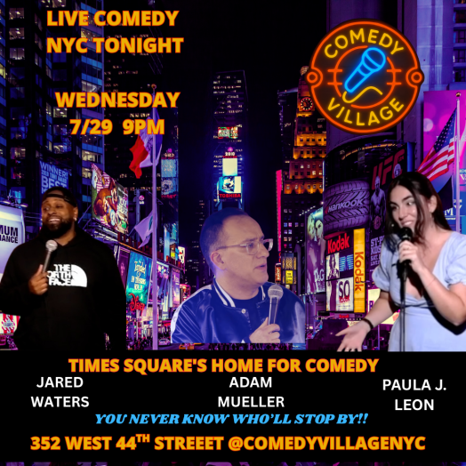 NYC Stand-Up | Wed, July 29th @9 PM