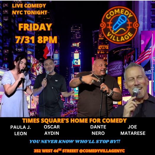 NYC Stand-Up | Fri, July 31st @8 PM