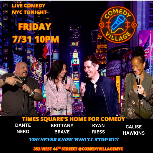 Times Square Comedy | Friday, July 31st @10 PM