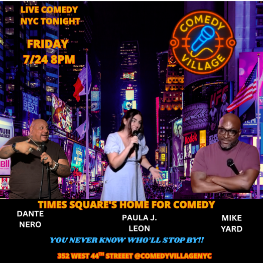 NYC Stand-Up | Fri, July 24th @8 PM