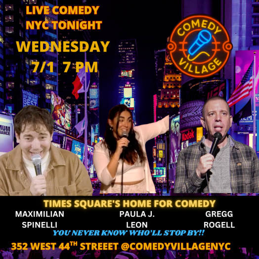 Times Square Comedy | Wed, July 1st @7 PM