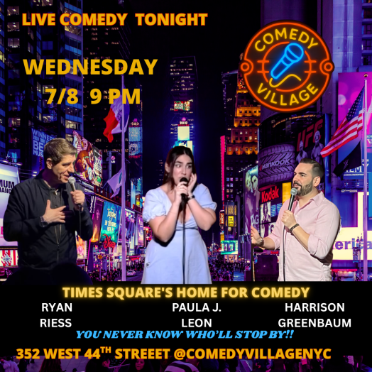 NYC Stand-Up | Wed, July 8th @9 PM