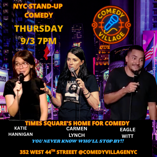 NYC Stand-Up | Thur, September 3rd @7 PM