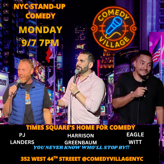 NYC Stand-Up | Mon, September 7th @7 PM