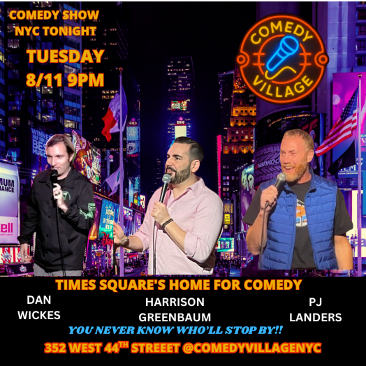 NYC Stand-Up | Tue, August 11th @9 PM