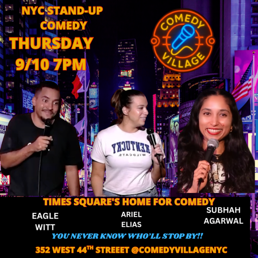 NYC Stand-Up | Thur, September 10th @7 PM