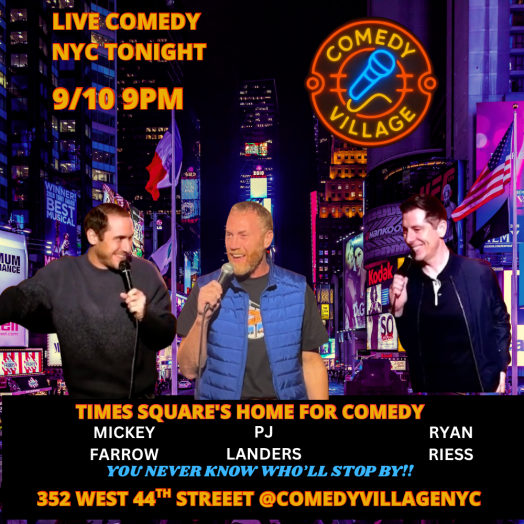 Times Square Comedy | Thur, September 10th @9 PM
