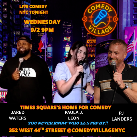 NYC Stand-Up | Wed, September 2nd @9 PM