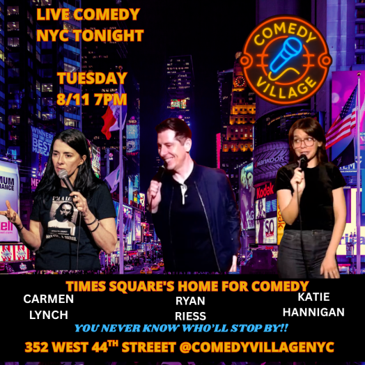 NYC Stand-Up | Tue, August 11th @7 PM