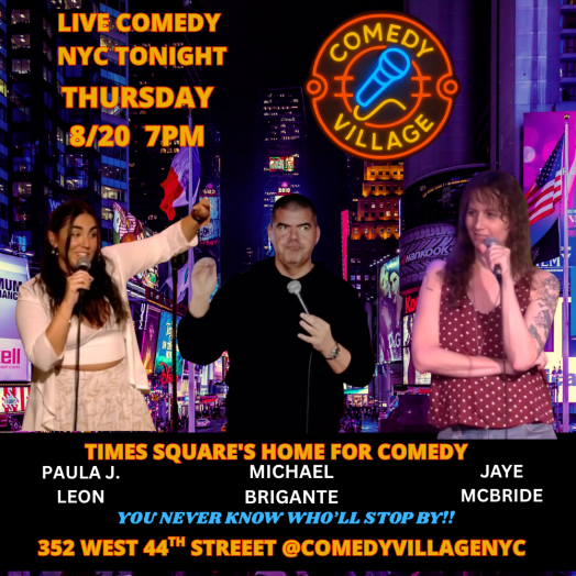 NYC Stand-Up | Thur, August 20th @7 PM