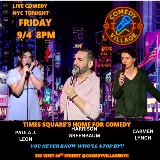 NYC Stand-Up | Fri, September 4th @8 PM