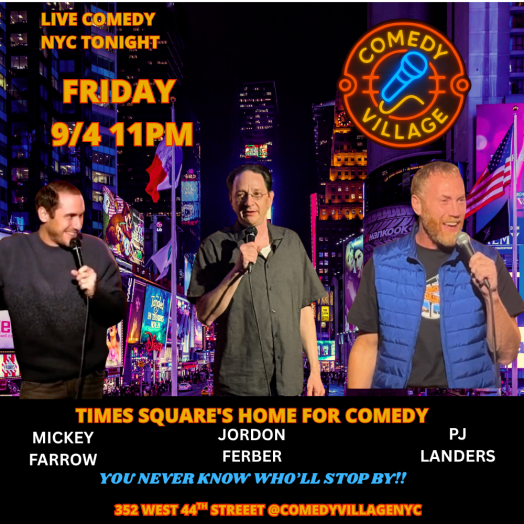 NYC Stand-Up | Fri, September 4th @11 PM