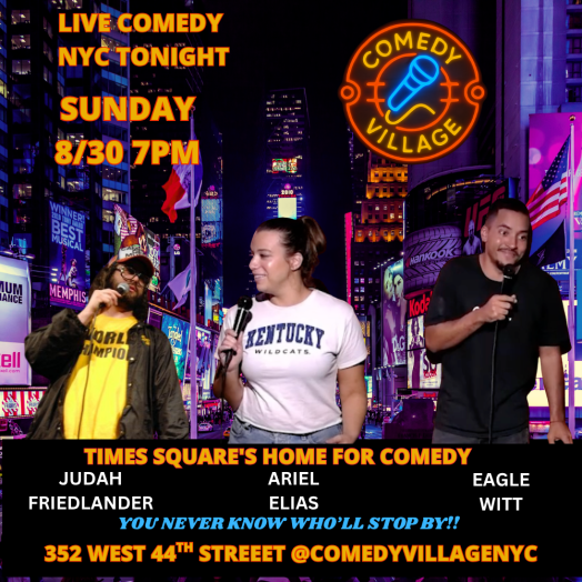 NYC Stand-Up | Sun, August 30th @7 PM