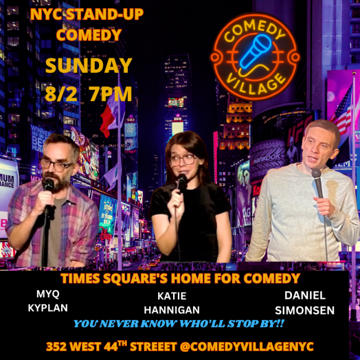 NYC Stand-Up | Sun, August 2nd@7 PM