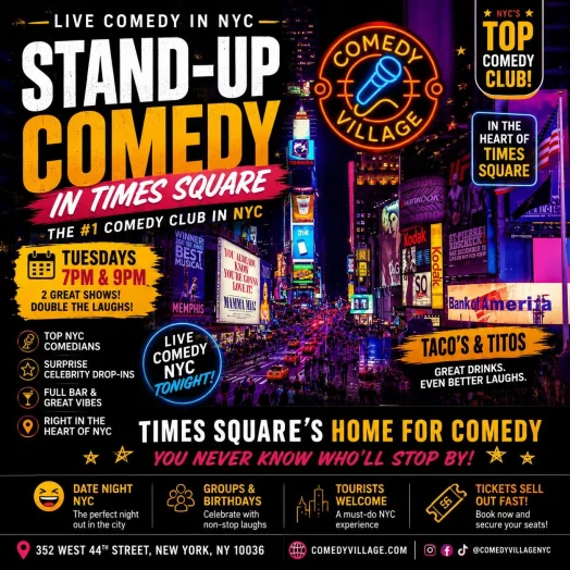 NYC Stand-Up | Tues, October 13th @7 PM