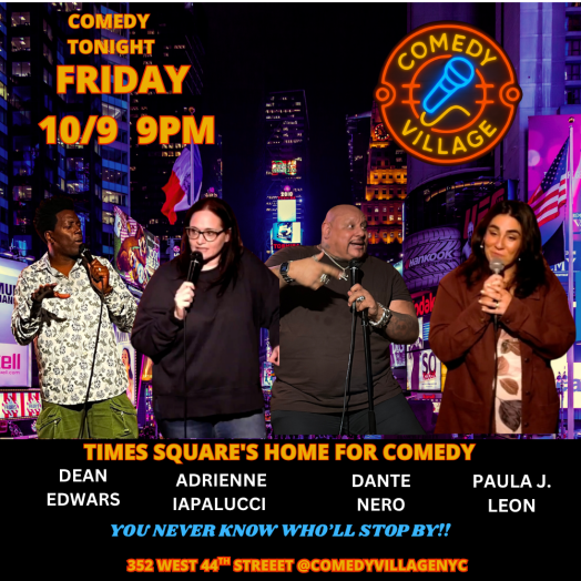 NYC Stand-Up | Fri, October 9th @9 PM