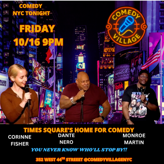 Live Comedy NYC | Fri, October 16th @9 PM
